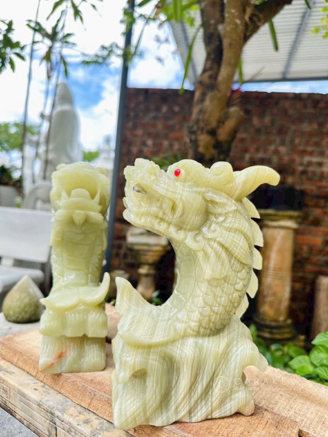 Cá chép hóa rồng ngọc Onyx, linh vật phong thủy, tượng linh vật phong thủy, cá chép hóa rồng ngọc onyx, tượng cá chép hóa rồng ngọc onyx, tượng cá chép hóa rồng, cá chép hóa rồng bằng đá