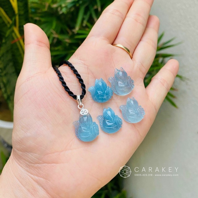 Mặt dây chuyền hồ ly đá aquamarine, Mặt dây chuyền đá quý, mặt dây chuyền hình túi tiền, mặt dây chuyền đá phong thủy, mặt dây chuyền đá thạch anh, mặt dây chuyền đá thạch anh tóc đen, mặt dây chuyền đá quý phong thủy